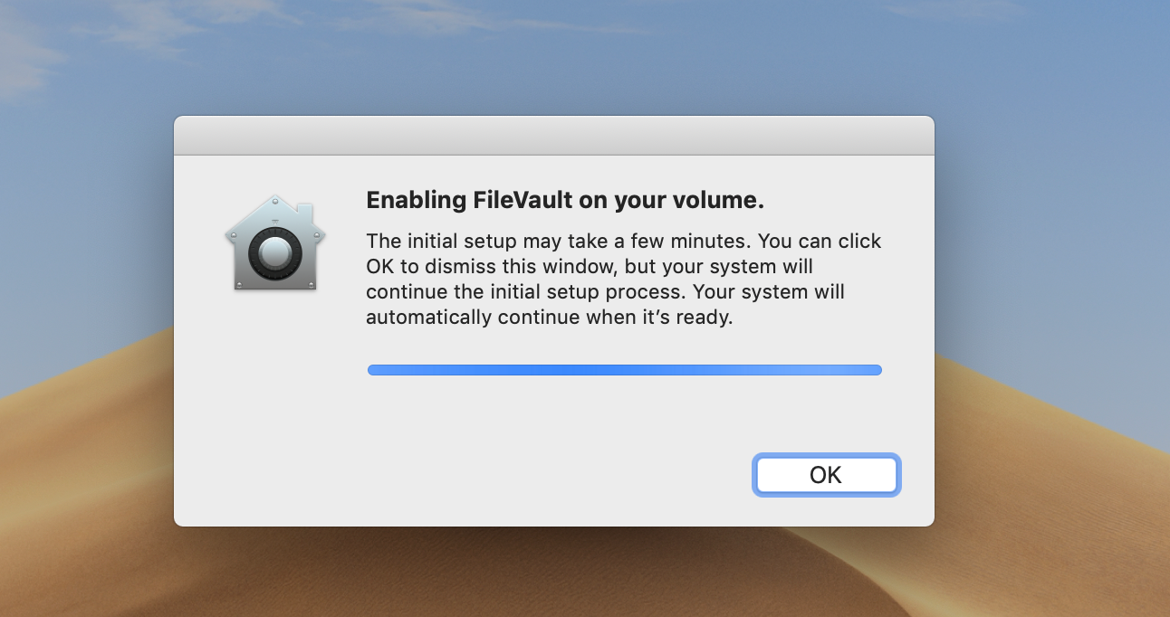 FileVault enable prompt for end-user
